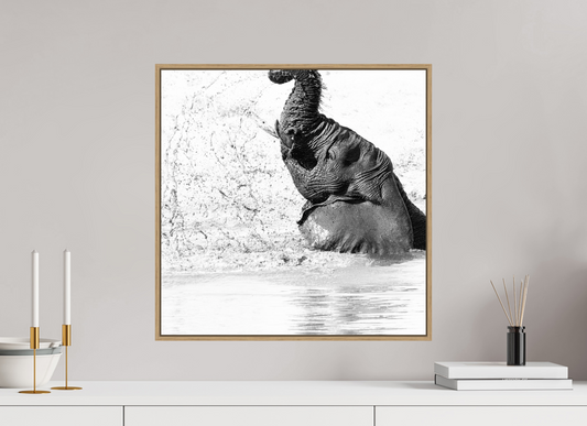 50 x 50 cm, Hahnemühle Baryta - Natural Oak Floater Joy