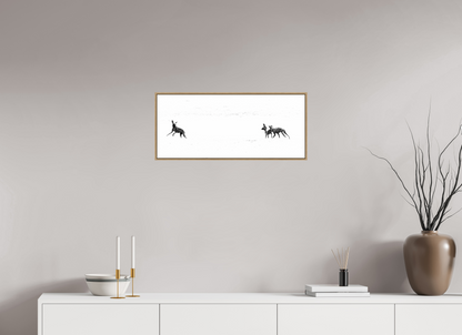 70 x 30 cm, Hahnemühle Baryta - Natural Oak Floater Phantoms