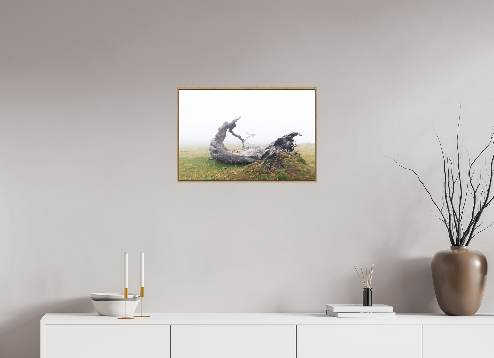 60 x 40 cm, Hahnemühle Photo Rag - Natural Oak Floater Vestige