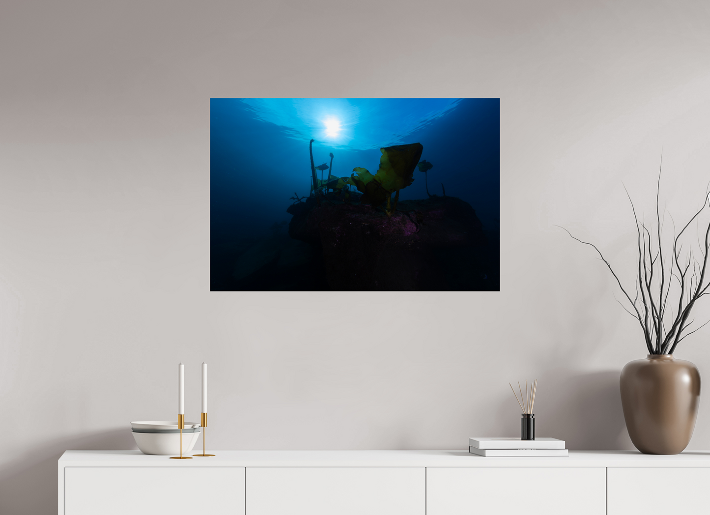 90 x 60 cm, ChromaLuxe HD Metal Print Awaiting Spring