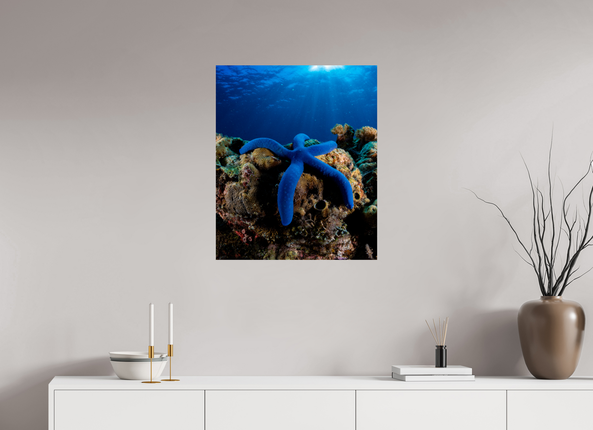 60 x 72.4 cm, ChromaLuxe HD Metal Print Twin Stars