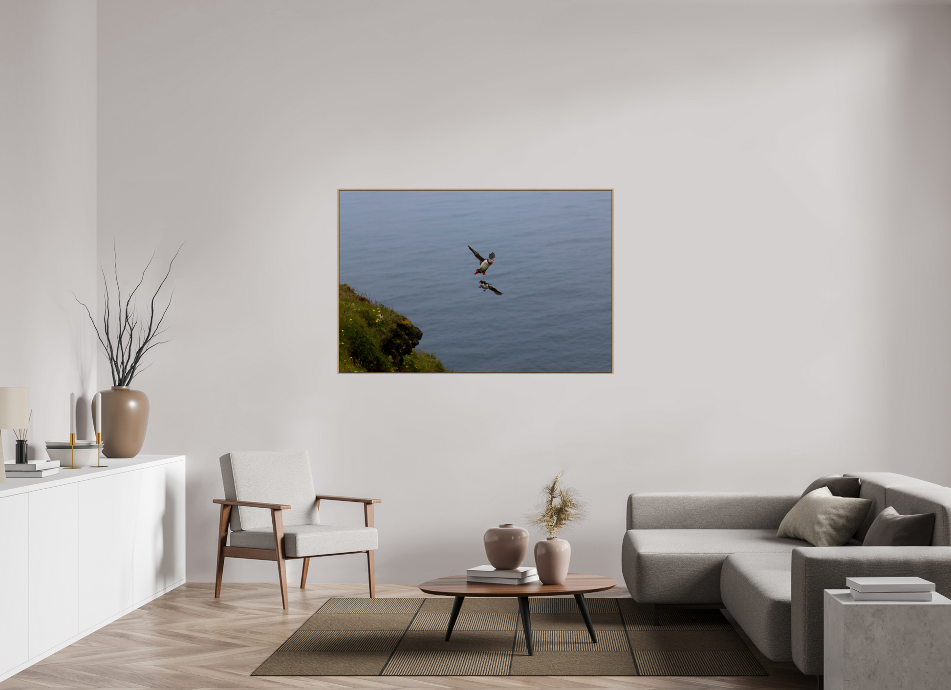 150 x 100 cm, Hahnemühle Baryta - Natural Oak Floater Return