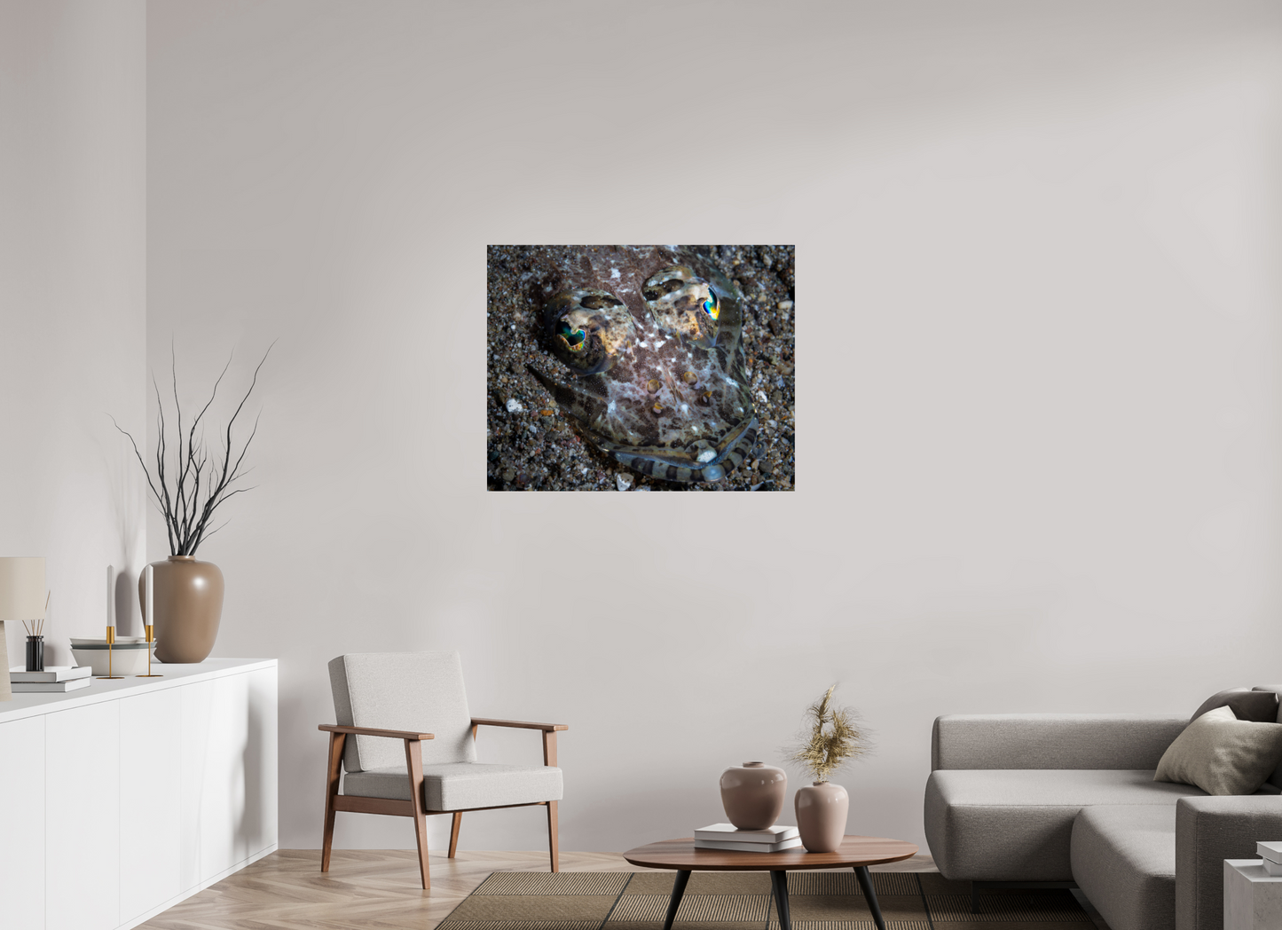 100 x 80 cm, ChromaLuxe HD Metal Print Crypsis
