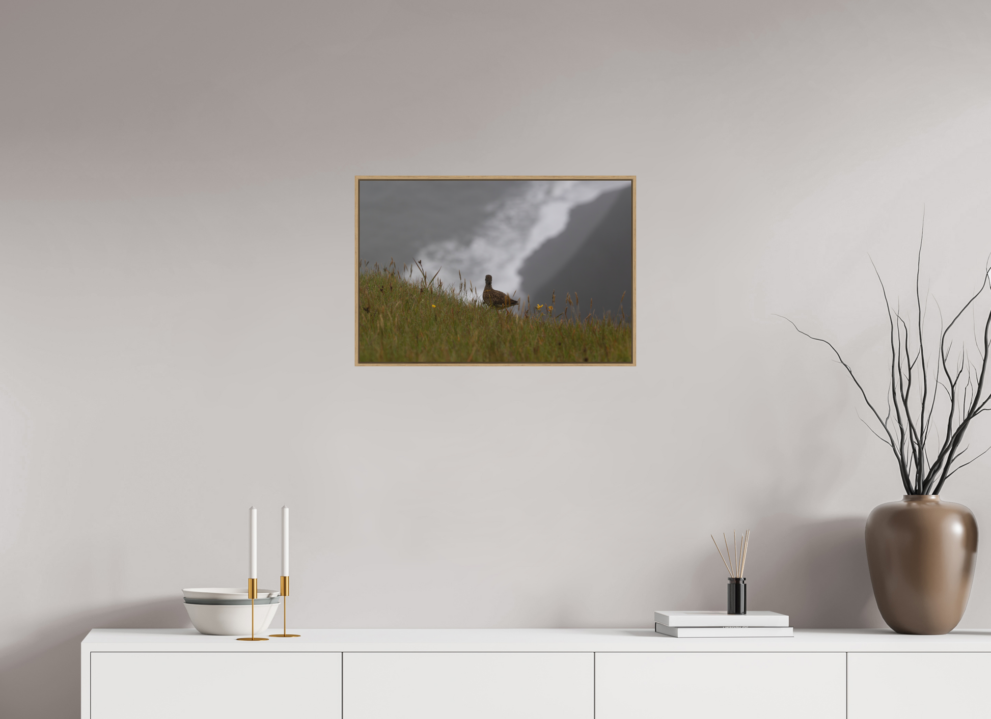 60 x 40 cm, Hahnemühle Photo Rag - Natural Oak Floater The Observer