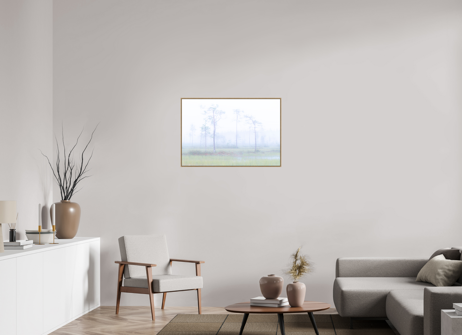 88.3 x 60 cm, Hahnemühle Photo Rag - Natural Oak Floater A Midsummer's Night