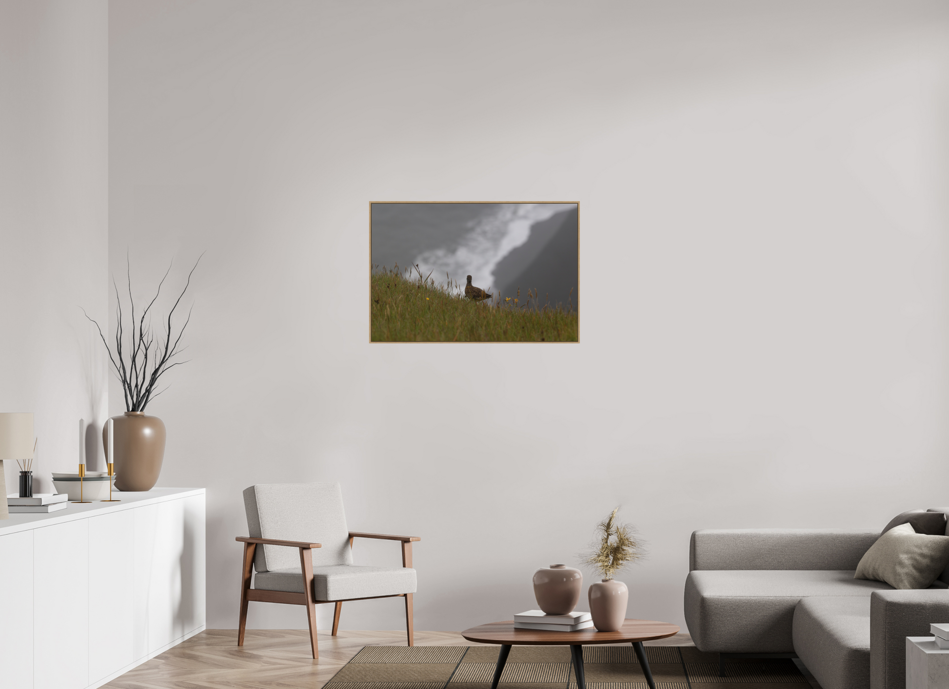 90 x 60 cm, Hahnemühle Photo Rag - Natural Oak Floater The Observer