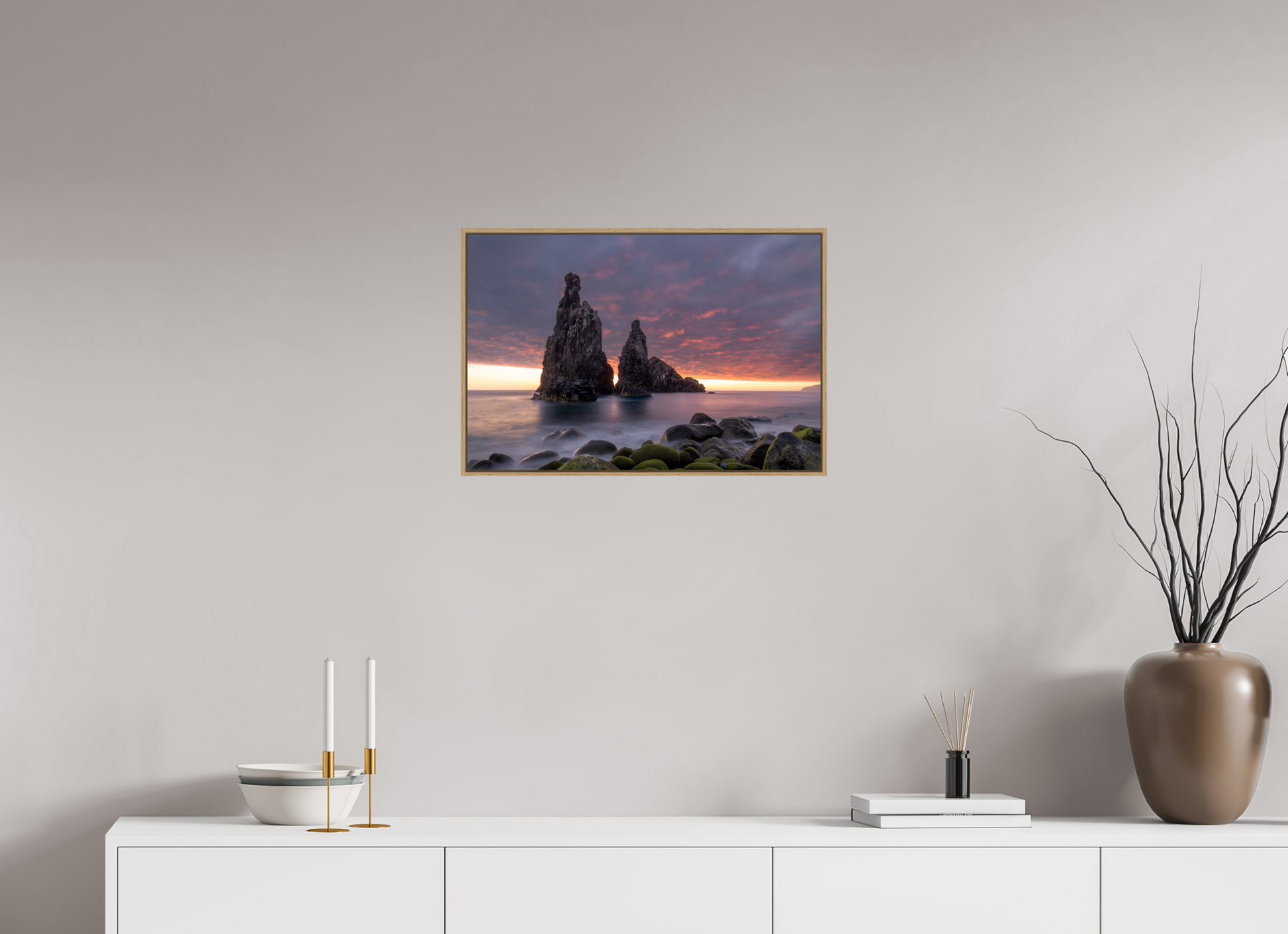 60 x 40 cm, Hahnemühle Baryta - Natural Oak Floater The Guardians