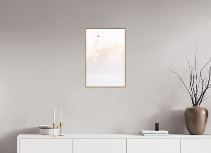 40 x 60 cm, Hahnemühle Photo Rag - Natural Oak Floater The Resident