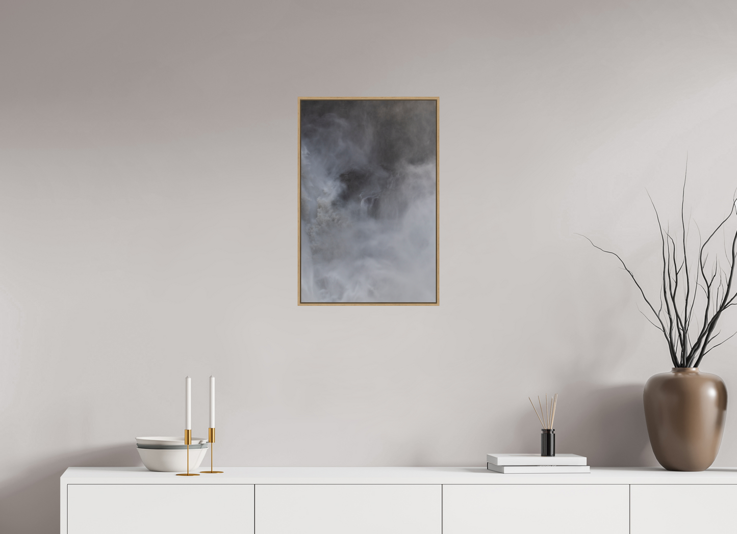 40 x 60 cm, Hahnemühle Photo Rag - Natural Oak Floater Violence