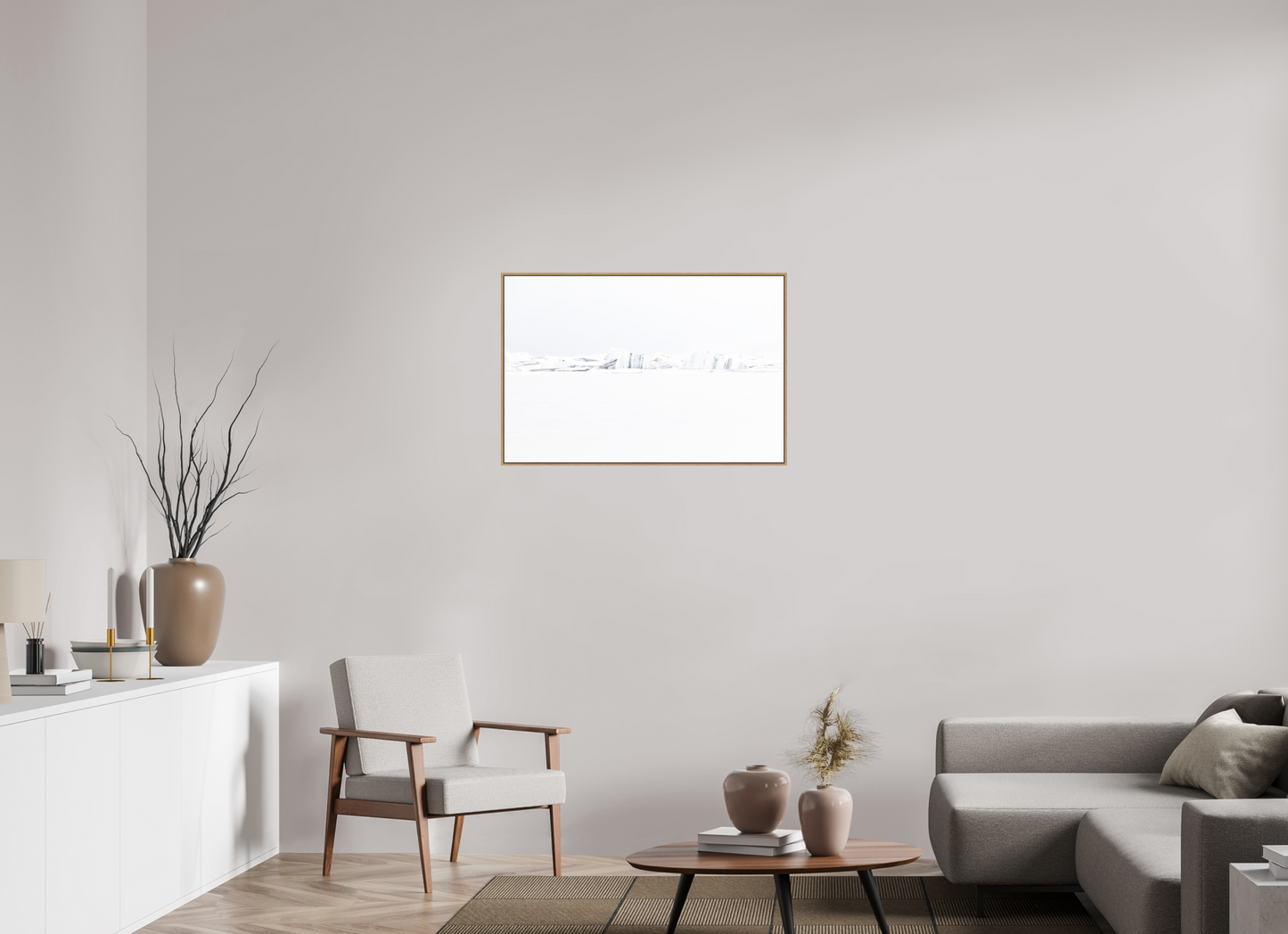 90 x 60 cm, Hahnemühle Baryta - Natural Oak Floater Gradations