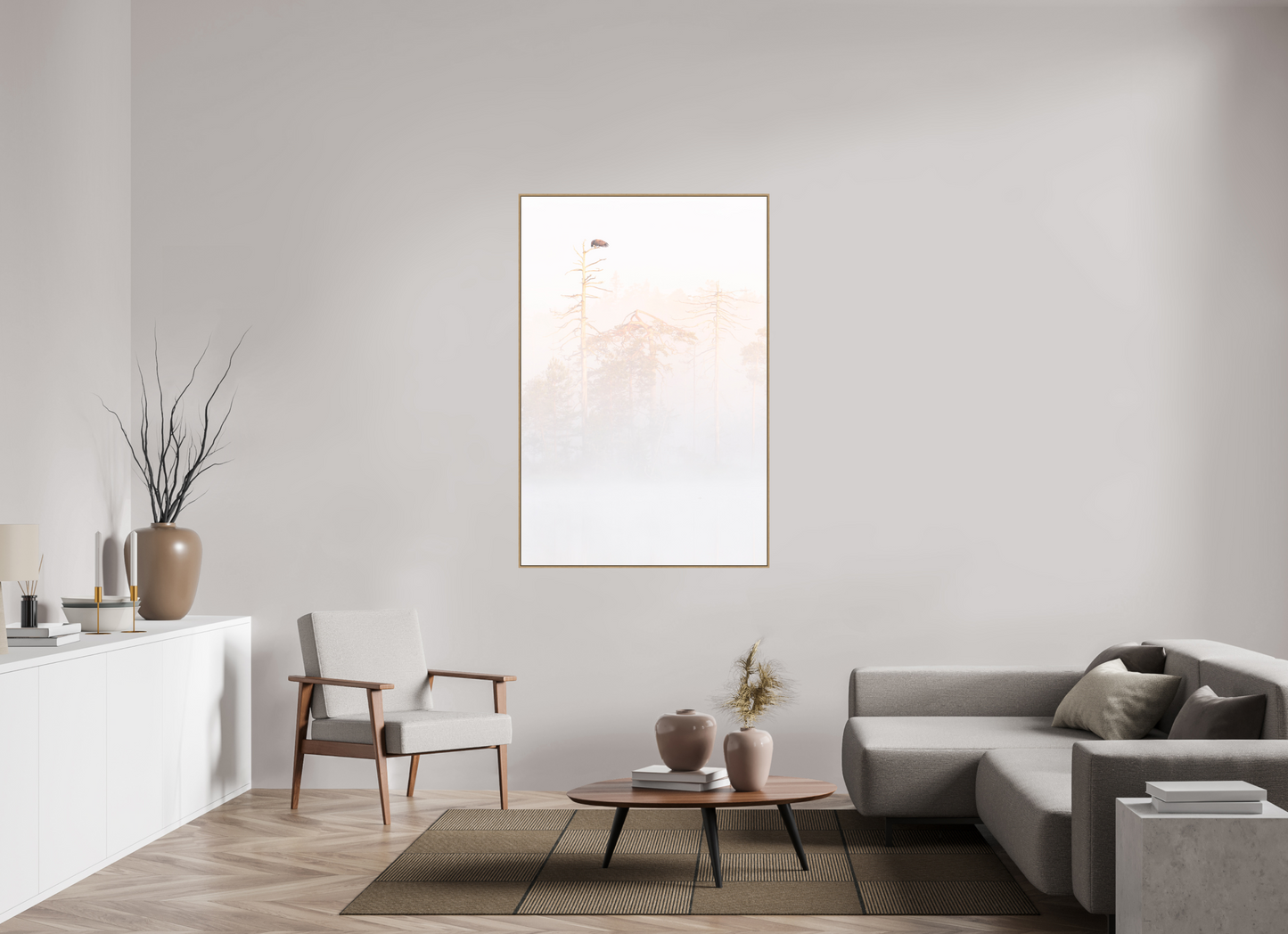 100 x 150 cm, Hahnemühle Photo Rag - Natural Oak Floater The Resident