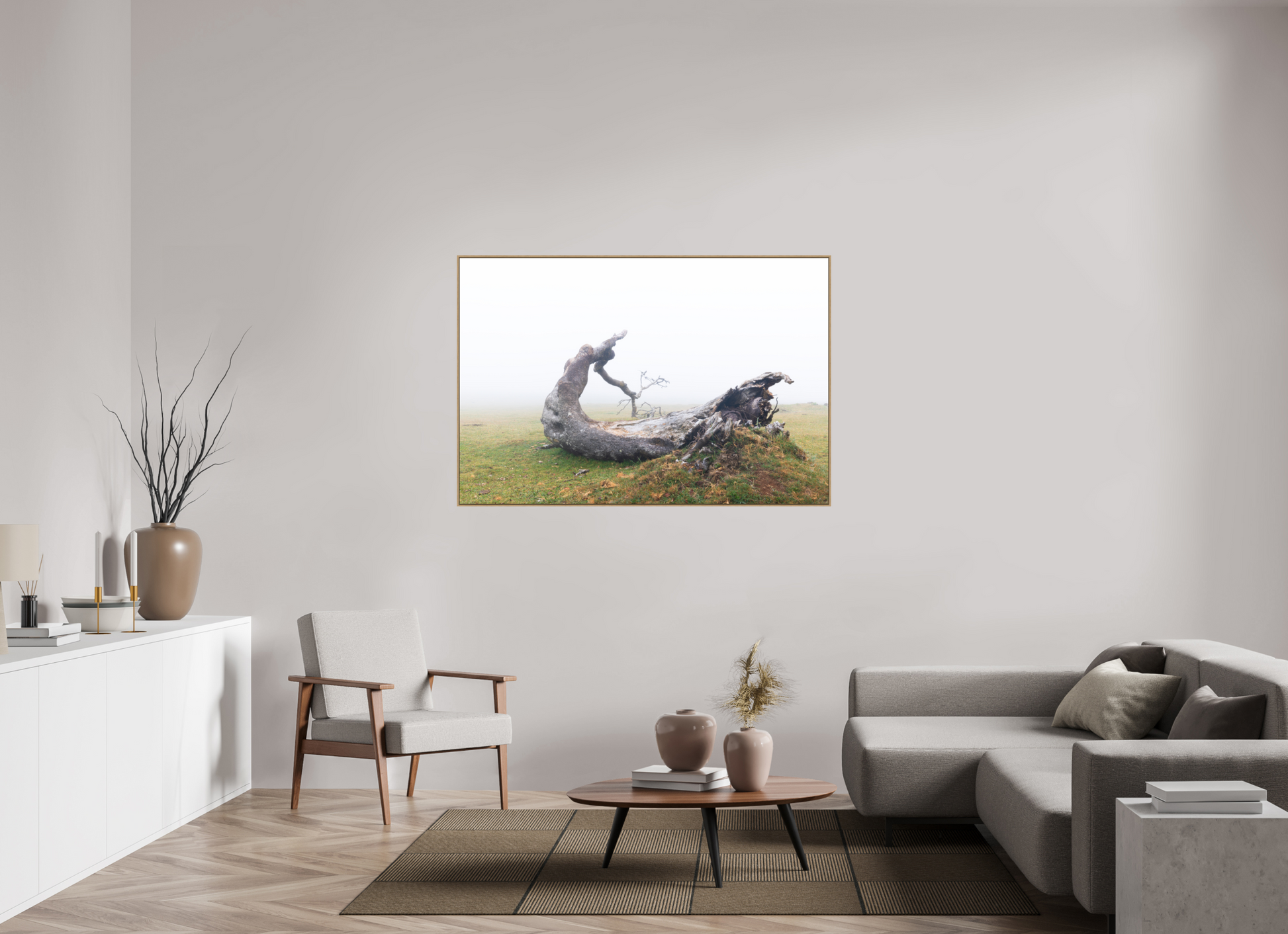 150 x 100 cm, Hahnemühle Photo Rag - Natural Oak Floater Vestige