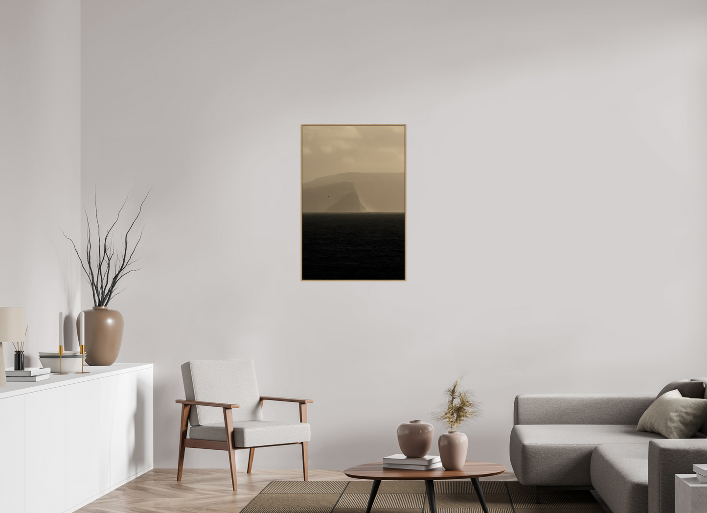 60 x 90 cm, Hahnemühle Baryta - Natural Oak Floater Into the Storm