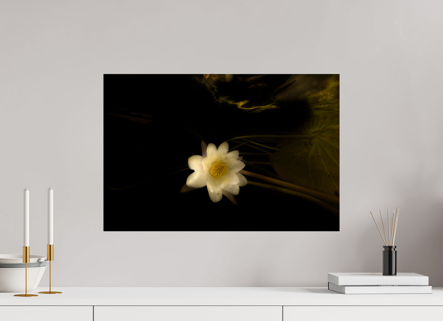60 x 40 cm, ChromaLuxe HD Metal Print Hidden
