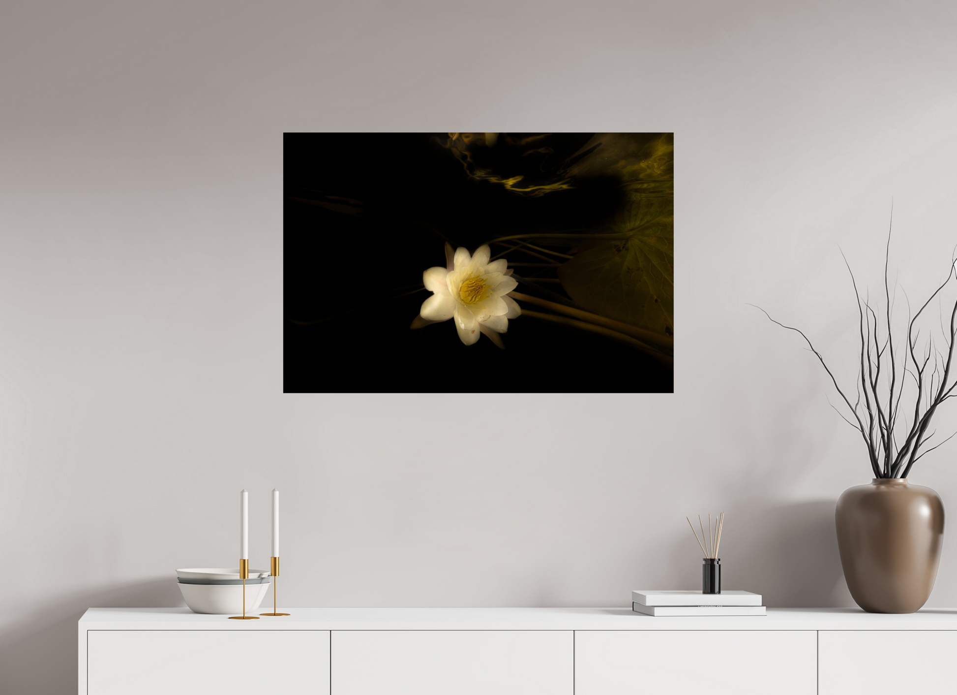 90 x 60 cm, ChromaLuxe HD Metal Print Hidden