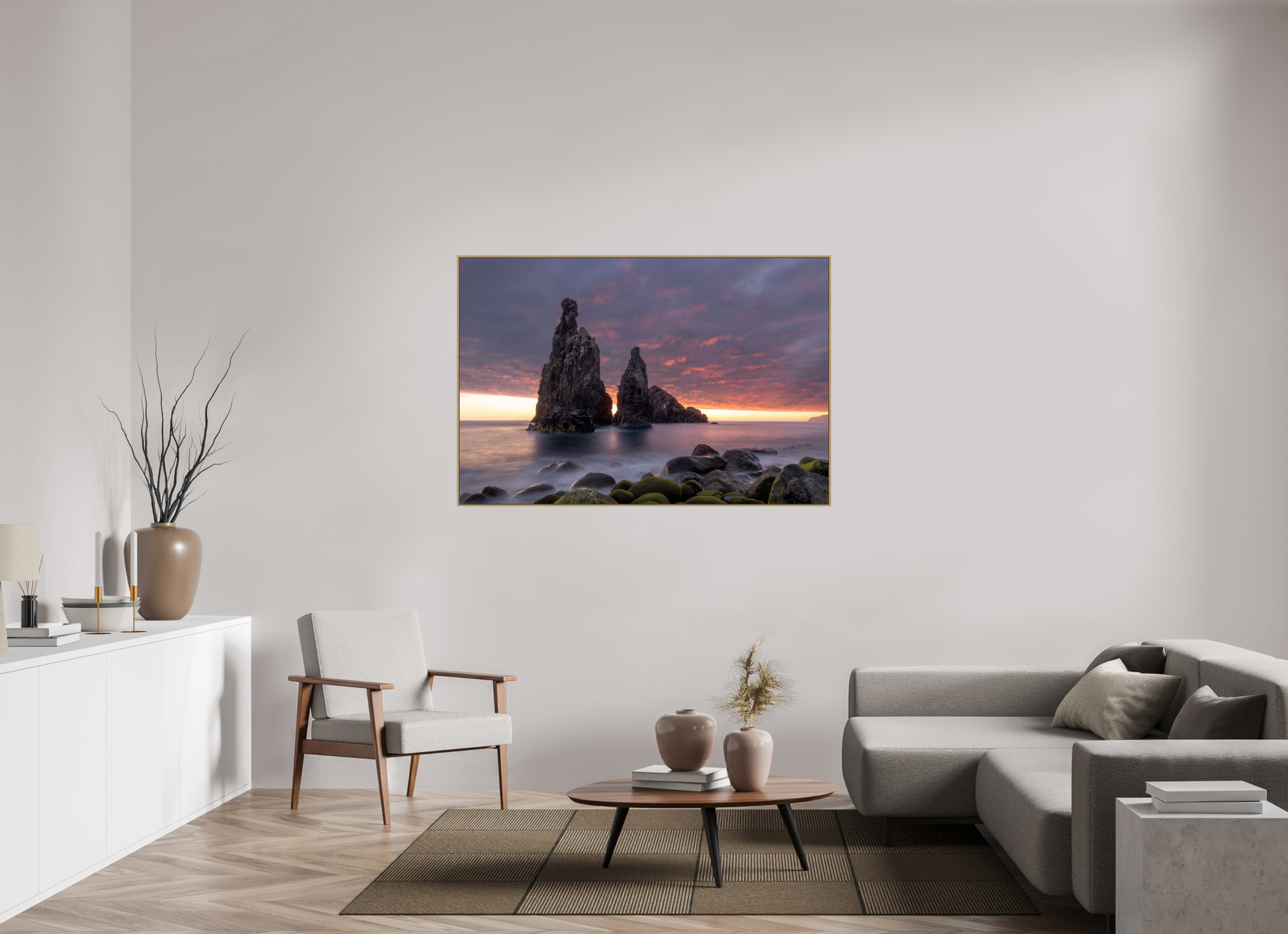 150 x 100 cm, Hahnemühle Baryta - Natural Oak Floater The Guardians