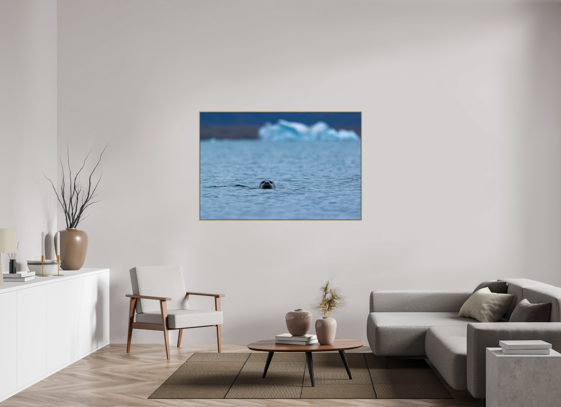 150 x 100 cm, Hahnemühle Baryta - Natural Oak Floater Curiosity