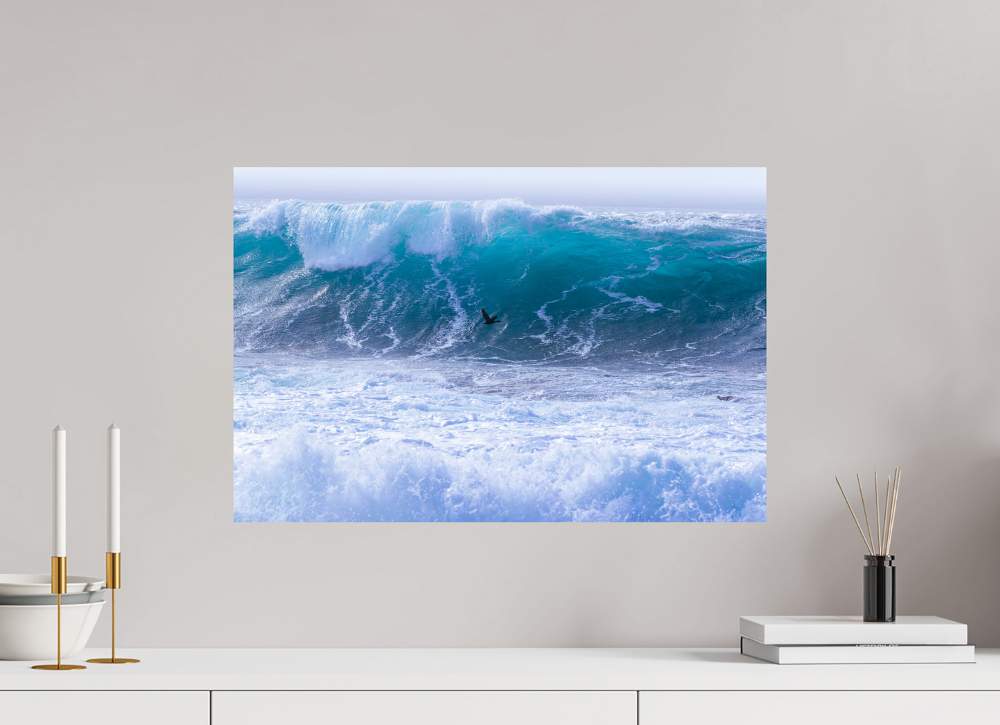 60 x 40 cm, ChromaLuxe HD Metal Print The Surfer