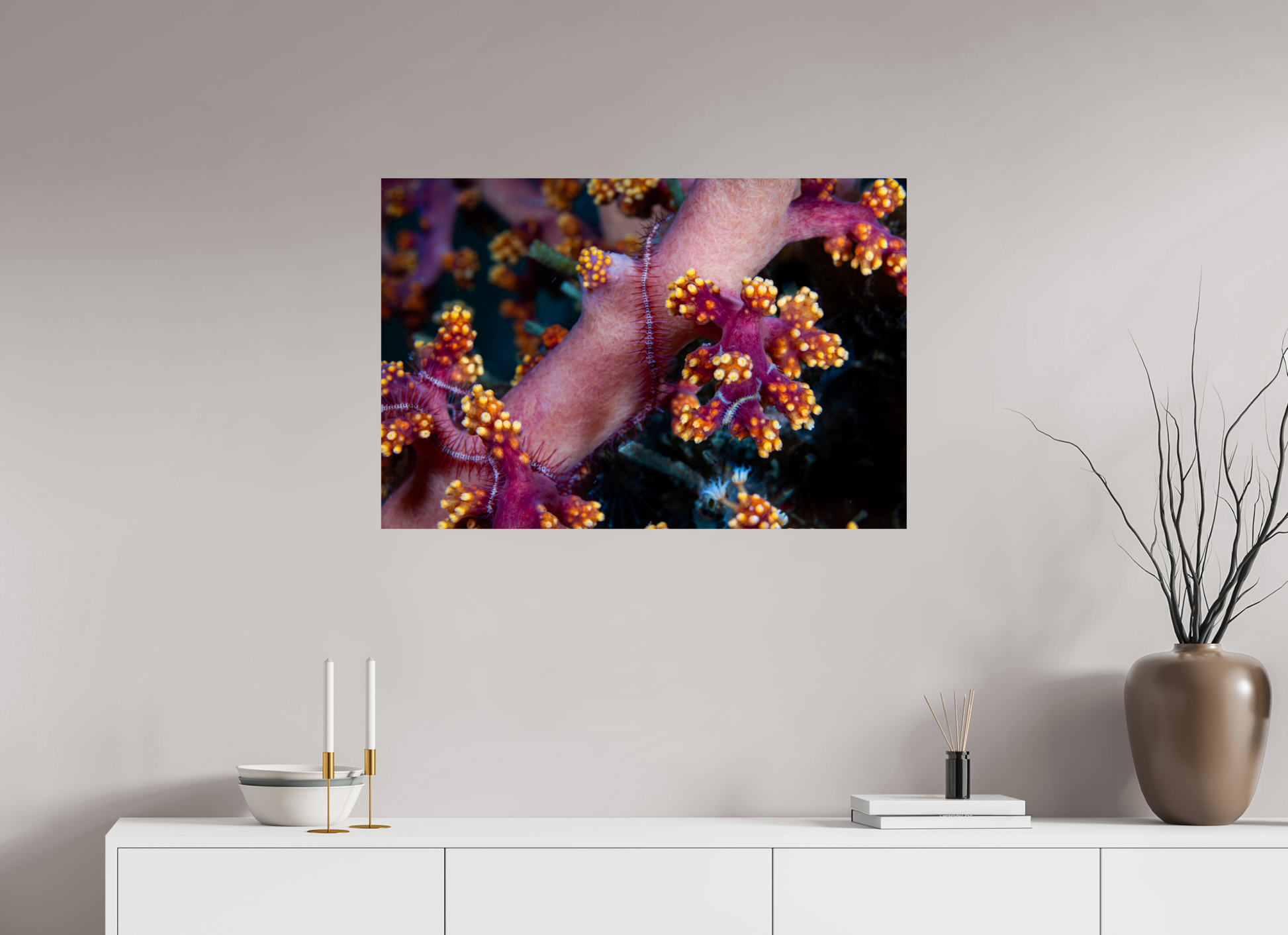 90 x 60 cm, ChromaLuxe HD Metal Print Entwined