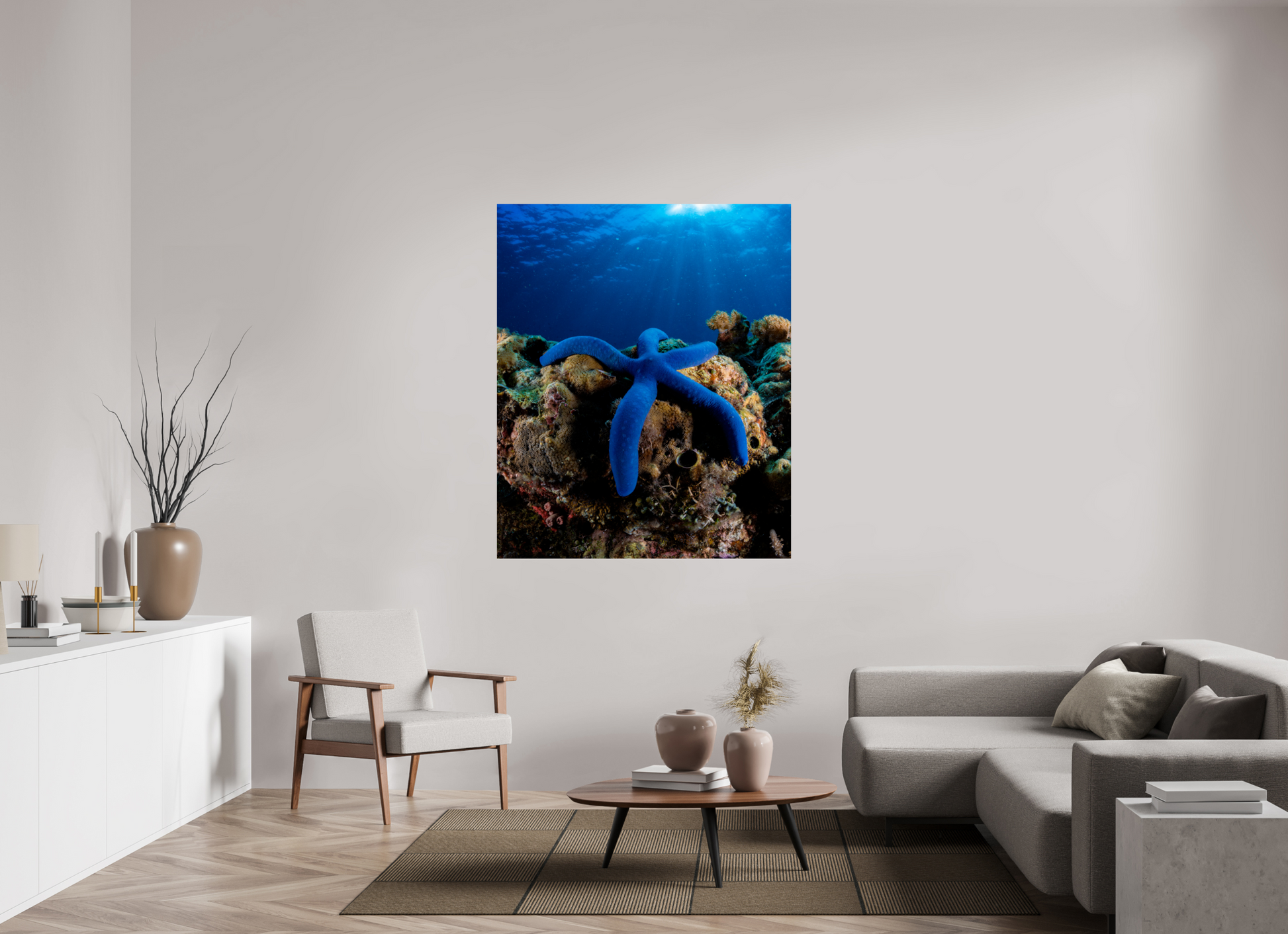 120 x 144.8 cm, ChromaLuxe HD Metal Print Twin Stars
