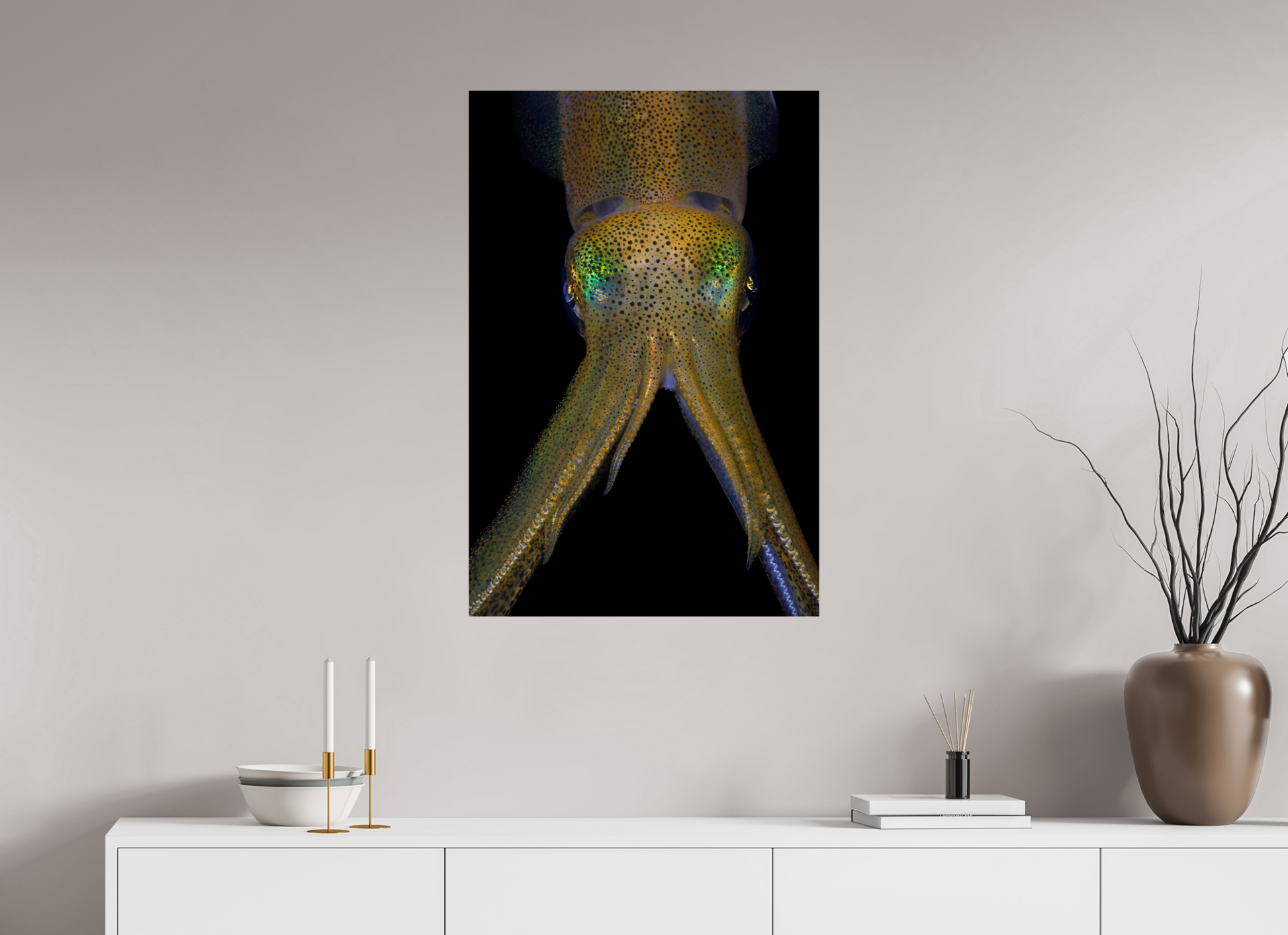 60 x 90 cm, ChromaLuxe HD Metal Print A Study of Symmetry