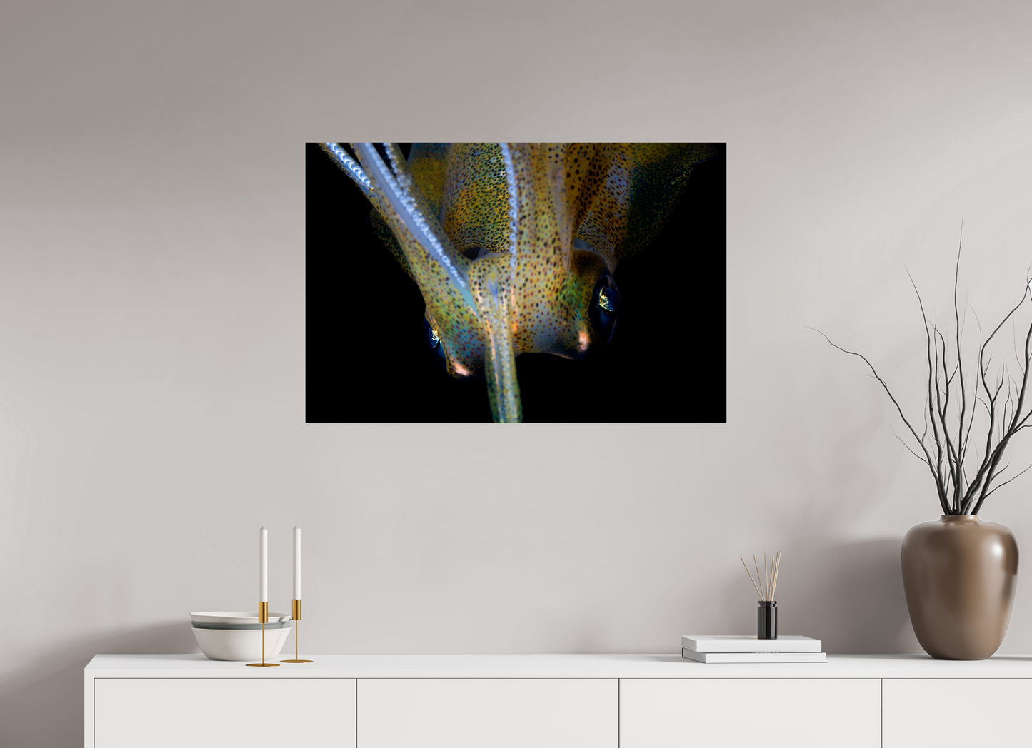 90 x 60 cm, ChromaLuxe HD Metal Print Defiance